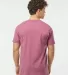 Tultex 202 Unisex Tee with a Tear-Away Tag  in Cassis back view
