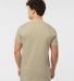 Tultex 202 Wholesale Cotton Plain T Shirt Bulk Pri in Sand back view