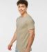 Tultex 202 Wholesale Cotton Plain T Shirt Bulk Pri in Sand side view