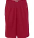 4119 Badger Adult B-Core Performance Shorts With P Red front view