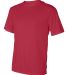 4120 Badger Adult B-Core Short-Sleeve Performance  in Red side view
