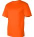 4120 Badger Adult B-Core Short-Sleeve Performance  in Safety orange side view
