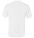 4120 Badger Adult B-Core Short-Sleeve Performance  in White back view
