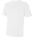 4120 Badger Adult B-Core Short-Sleeve Performance  in White side view