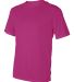 4120 Badger Adult B-Core Short-Sleeve Performance  in Hot pink side view