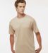 4120 Badger Adult B-Core Short-Sleeve Performance  in Sand front view