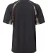 4144 Badger Adult B-Core Short-Sleeve Two-Tone Hoo Black/ Force back view