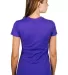 0213 Tultex Juniors Tee with a Tear-Away Tag in Purple back view