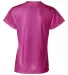 4160 Badger Ladies' B-Core Short-Sleeve Performanc Hot Pink back view