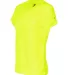 4160 Badger Ladies' B-Core Short-Sleeve Performanc Safety Yellow side view