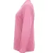 4164 Badger Ladies' B-Dry Core Long-Sleeve Tee Pink side view