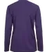 4164 Badger Ladies' B-Dry Core Long-Sleeve Tee Purple back view