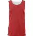 4169 Badger Polyester Reversible Ladies Performanc Red front view