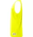 4169 Badger Polyester Reversible Ladies Performanc Safety Yellow side view