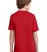 42000B Gildan Youth Core Performance T-Shirt in Red back view
