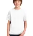 42000B Gildan Youth Core Performance T-Shirt in White front view