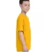 42000B Gildan Youth Core Performance T-Shirt in Gold side view