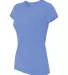42000L Gildan Ladies' Core Performance T-Shirt CAROLINA BLUE side view