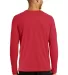 42400 Gildan Adult Core Performance Long-Sleeve T- in Red back view