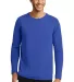 42400 Gildan Adult Core Performance Long-Sleeve T- in Royal front view