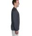42400 Gildan Adult Core Performance Long-Sleeve T- in Charcoal side view