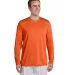 42400 Gildan Adult Core Performance Long-Sleeve T- in Orange front view