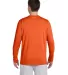 42400 Gildan Adult Core Performance Long-Sleeve T- in Orange back view