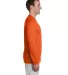 42400 Gildan Adult Core Performance Long-Sleeve T- in Orange side view