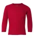 42400B Gildan Youth Core Performance Long-Sleeve T RED front view