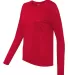 42400L Gildan Ladies' Core Performance Long Sleeve RED side view