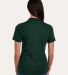 437W Jerzees Ladies' Jersey Polo with SpotShield in Forest green back view