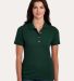 437W Jerzees Ladies' Jersey Polo with SpotShield in Forest green front view