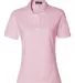437W Jerzees Ladies' Jersey Polo with SpotShield Pink front view