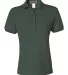 437W Jerzees Ladies' Jersey Polo with SpotShield Forest Green front view