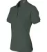 437W Jerzees Ladies' Jersey Polo with SpotShield Forest Green side view