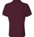 437W Jerzees Ladies' Jersey Polo with SpotShield Maroon back view