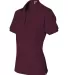 437W Jerzees Ladies' Jersey Polo with SpotShield Maroon side view