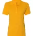 437W Jerzees Ladies' Jersey Polo with SpotShield Gold front view