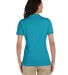 437W Jerzees Ladies' Jersey Polo with SpotShield California Blue back view