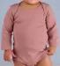 4411 Rabbit Skins Infant Baby Rib Long-Sleeve Cree MAUVELOUS front view