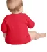 4411 Rabbit Skins Infant Baby Rib Long-Sleeve Cree RED back view