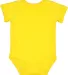 4424 Rabbit Skins Infant Fine Jersey Creeper YELLOW back view