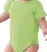 4424 Rabbit Skins Infant Fine Jersey Creeper KEY LIME front view