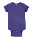 4424 Rabbit Skins Infant Fine Jersey Creeper PURPLE front view