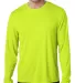 482L Hanes Adult Cool DRI Safety Green front view
