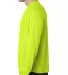 482L Hanes Adult Cool DRI Safety Green side view