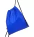 4921 Gemline Polyester Cinchpack ROYAL BLUE front view