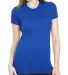 4990 Bayside Ladies' Fashion Jersey Tee Royal Blue front view