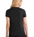 5000L Gildan Missy Fit Heavy Cotton T-Shirt in Black back view