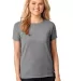 5000L Gildan Missy Fit Heavy Cotton T-Shirt in Graphite heather front view